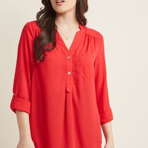 NWOT Modcloth Pam Breeze-ly Long Sleeve Tunic